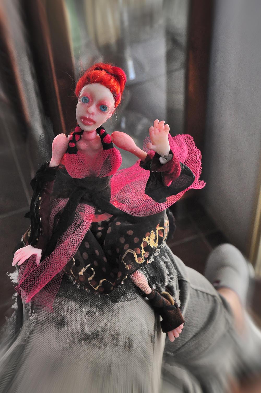 Buffa Dolls | LUMI| Boneca Articulada Artesanal de Biscuit